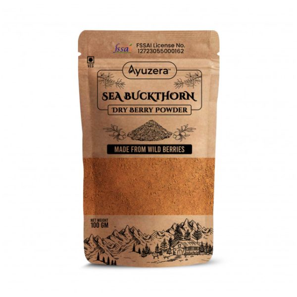 Sea Buckthorn Dry Berry Powder 100gm (Sea Buckthorn Dry Berry Powder)