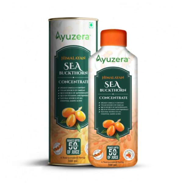 Himalayan Sea Buckthorn Pulp (Juice) Concentrate 300ml ( With 99.9% Pure Sea buckthorn Pulp)