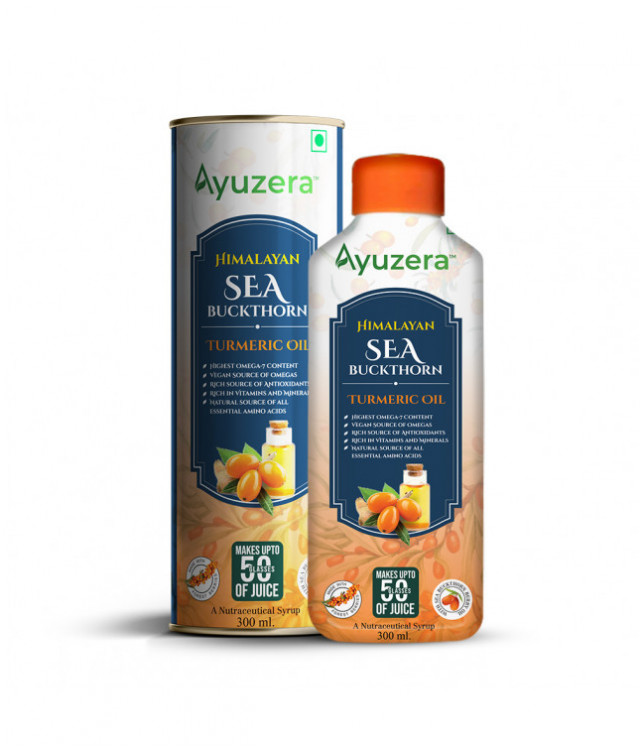 Himalayan Sea buckthorn with Turmeric 300 ml (with Turmeric oil )1