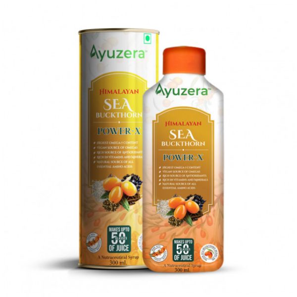 Himalayan SeaBuckthorn Power X 300 ml (with Konch beej, Safed musli, Gokhuru, Ashwagandha, Akarkara & Salam panja)