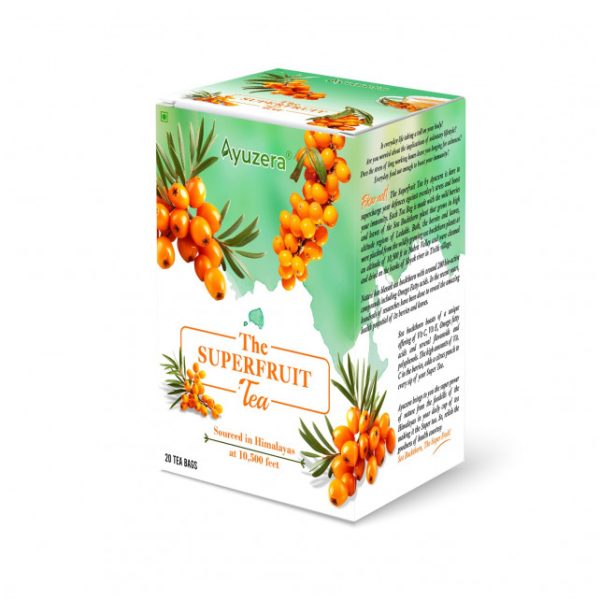 The Super Fruit Tea (20 pkt 2gm Each, With Sea buckthorn leaves and Dry berries)