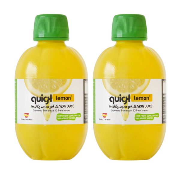 Quick Lemon - Freshly Squeezed Lemon Juice 280ml x 2