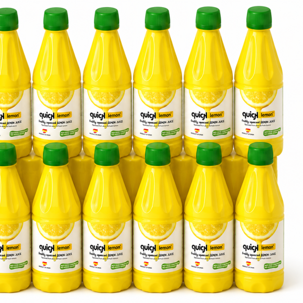 Quick Lemon – Freshly Squeezed Lemon Juice 500ml x 12