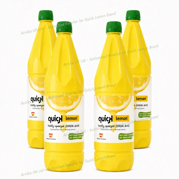 Quick Lemon – Freshly Squeezed Lemon Juice 1000ml x 4