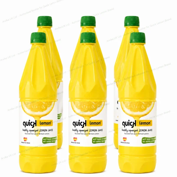 Quick Lemon – Freshly Squeezed Lemon Juice 1000ml x 6